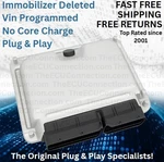 Programmed 2005 Volkswagen Jetta 2.5L Engine Control Unit 06A906032QC Remanufactured. Price: $193.99.