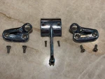 63-67 C2 Corvette Convertible Header Strikers & Rear View Mirror Support Bracket Used. Price: $55.75.