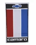 Trim Parts Red White And Blue Rear Emblem 1975-1977 Chevy Camaro Made In The Usa New. Price: $73.98.