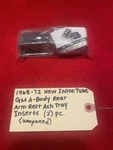 1968-72 New Inline Tube Gm Rear Arm Rest Ash Tray Inserts. Price: $22.00.