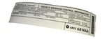 Chrysler Emission Label 68026814AA New Oem. Price: $40.48.