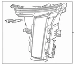 Oem 2023-2026 Gm 85778093 Cadillac Lyriq Right Slimline Led Headlamp New Box. Price: $850.00.