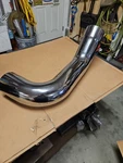 Kenworth M66-1216RCP Pipe Exhaust Mbend 5" Stl Rh Chr Od/id New. Price: $550.00.