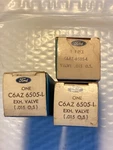 Genuine Ford C6AZ-6505-L Exhaust Valve Set Of 3 .015 O/s Free Shipping New. Price: $34.79.