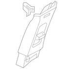 Genuine Ford 2016-2019 Explorer Police Upper Center Pillar Trim BB5Z-7824347-AC New. Price: $29.96.