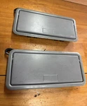 Mercedes W140 S320 S420 S500 S600 92-99 Rear Vanity Mirrors Gray Pair Used. Price: $185.00.