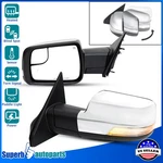 For 2019-2024 Dodge Ram 1500 Chrome Power Mirrors Heated/bsm/signal L+r Pair New. Price: $268.81.