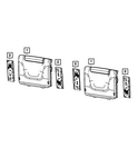 Genuine Mopar Media System Monitor Right 7GC76DX9AA New. Price: $531.00.