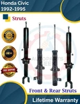 Premium Oe Front & Rear Struts For 1992-1995 Honda Cr-v Lifetime Warranty New. Price: $178.94.