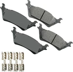 8816-D1602 Rear Proact Ultra Premium Ceramic Disc Brake Pad Kit Akebono ACT1602 New. Price: $98.30.