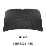 Profile Black Fit For 1981-93 Dodge Ram Truck Hood Insulation W/ Clips 1/2" Low New. Price: $55.50.