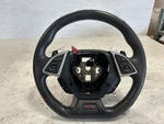 2019 Chevrolet Camaro Black Leather Steering Wheel W/control/paddle Shifter Oem Used. Price: $289.95.