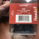 New Genuine Parts Needa 461030B Gm Trim Panel Retainer Clips - 12 Pack See Desc. Price: $10.99.