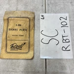 Vintage Rodi Directional Signal Plate, F-306, For Various Pontiac Models New. Price: $9.11.