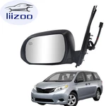 Side Mirror For 2011-2014 Toyota Sienna Black Power Heated Left Driver Lh New. Price: $75.99.