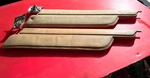 Ford Galaxie Sun Visors Set W/ Bracket C3AB-LH 6304123-B & 6304122-B Rh Used. Price: $59.95.
