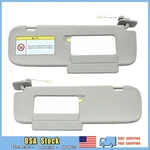 Lh+rh Sun Visor W/ Light & Mirror Side Fits 2021-2022 Tesla Model 3 Y Usa New. Price: $124.96.