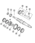 Genuine Mopar Ball Bearing 68582005AA New. Price: $56.90.