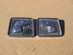 1980-87 Amc Eagle #3737690 & #3737691 Roof Pillar Sail Panel Badges Pair (2) Used. Price: $24.95.