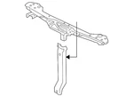 Genuine Mitsubishi Upper Tie Bar MR950390 New. Price: $97.11.