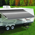 Carefree JU148D00 14' X 8' Black & Gray Dune Stripe Rv Patio Awning Vinyl Fabric New. Price: $346.77.