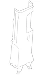 Genuine Volkswagen Lower Center Pillar Trim 5C6-867-291-82V New. Price: $122.39.