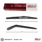 Rear Wiper Arm Blade For Toyota Prius 2004-2009 85241-47010 85242-47010 New. Price: $10.90.