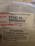 2020-2024 Toyota Highlander Rear Bumper Applique New Oem PT747-48200. Price: $40.00.