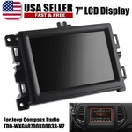 7" Lcd Touch Screen W/ Frame For 2017-2020 Jeep Compass Radio Navigation Replace New. Price: $99.99.