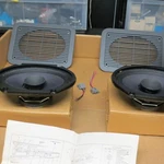Nos Vintage Ford E9UF 188814 Ca Speakers With Cover. Econoline New. Price: $75.00.