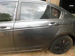 2008-2012 Honda Accord Left Driver Rear Door Assembly Dark Gray NH737M Used. Price: $749.96.