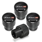 SRT-8 Logo Black On Aluminum Tire Valve Stem Caps For Dodge Jeep Ram New. Price: $22.99.