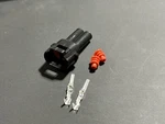 Fits Toyota Lexus Scion 90980-11141 2-WAY Connector Plug Housing W/ Pins & Seals Used. Price: $10.00.