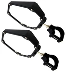 Assault Black/black Bomber Plastic Mirrors + 1.75" Clamps New. Price: $194.14.