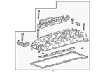 Genuine Gm Valve Cover 40009443 New. Price: $175.32.