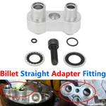For Ls Gm R4 Ac Compressor Billet Straight Adapter Fitting Cnc Aluminum Rebuild New. Price: $17.35.