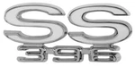 1969 Chevrolet Chevelle Rear Panel Emblem Ss 396 New. Price: $74.89.
