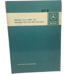 Mercedes-benz Service Manual Models 107/124/126/201 Usa Edition 1987 Used. Price: $75.00.