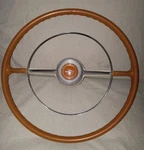 1953 1954 Chevy Steering Wheel W/ Horn Button Cap Original Gm Used. Price: $395.00.