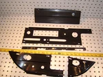 Genuine Mercedes 66-68 W110,W111 Sedans Only Front Dash Plastic Brown 5 Covers Used. Price: $600.23.
