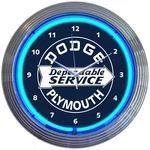 Neonetics 8DODGE Dependable Service 15 Inches Clock New. Price: $66.99.