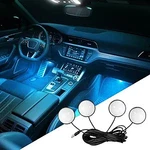 Car Interior Led Lights, 4 1 Ambient Lighting Kit, Auto Color: Ice Blue New. Price: $17.99.