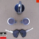 Mopar Nos 1986-1990 Lockset For Tilt Steering Column Ignition & 2 Doors 3478168 New. Price: $140.00.
