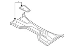 Genuine Audi Cowl Grille 4H1-819-403-E-9B9 New. Price: $178.80.