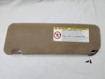 1999-2002 Toyota 4RUNNER Passenger's Right Sun Visor W/o Light Oem Tan Trim FA45 Used. Price: $44.95.