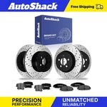 Front Rear Drilled Slotted Brake Rotors Pads For Dodge, Charger 2006-2014 New. Price: $160.22.