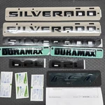 Oem Gm Chevrolet Silverado 6.2L Rst Duramax Nameplate Emblem Kit Set 84950118 New. Price: $99.00.