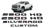 4PCS Black 2019-2023 Chevrolet Silverado 2500 Hd Custom Emblem Badge Kit Oem Gm New. Price: $68.89.