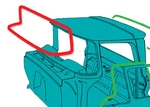 Brothers Trucks W054000DELUXE Windshield Seal - New. Price: $51.19.