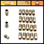 20PC Inline Tube Nuts 3/8-24 Gold Zinc Fittings For 3/16" Brake Tubing New. Price: $27.99.